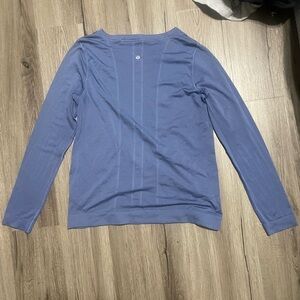 lululemon athletica Blue Long Sleeve Top